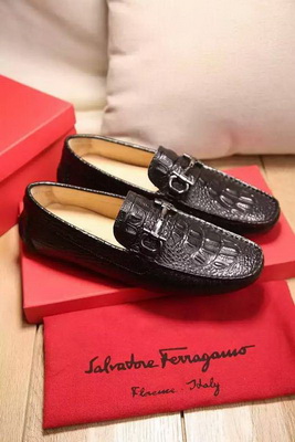 Salvatore Ferragamo Business Casual Men Shoes--069